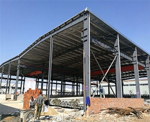 安徽钢结构施工现场