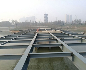颖上沿河景观钢结构平台